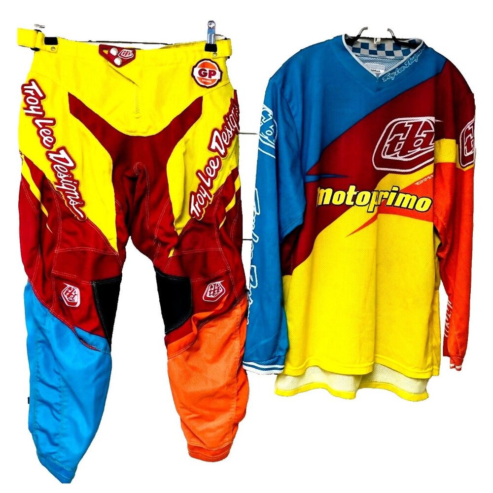 Troy Lee GP Moto Pants Set Men's S 28 x 26.5‎ Jersey Pants 2 PC Dirt Bike MX